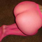 I'm on all fours in my pink fishnets. What would you do?
