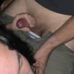 Playing with two cocks sucking and wanking away like the dirty slut I am