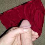 I found a strangers red panties in my laundry. Now I'm gonna make them dirty.