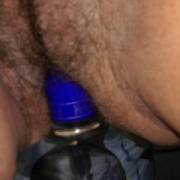 I got horny and couldn't wait to fuck so I started riding the bottle.