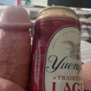 No videos this week of young black girls 1/3 of my age sucking dick. Hadn't posted in a while nice solo shot. Who doesn't like a good beer now that the temperatures are getting warmer?