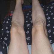 A view of my dick, legs & feet as I lay in my recliner in April of 2023. Camera used, Z50.