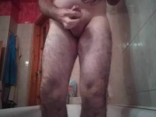 My lustful masturbation with my thick dick!