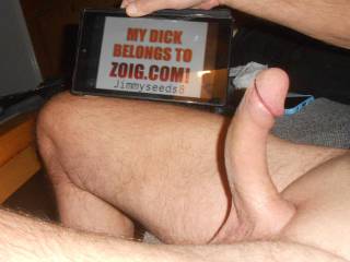 My Genuine shaved curved cock!