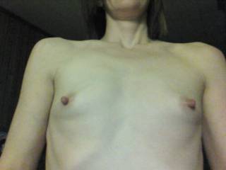 Tiny but fun tits of my friend Candy