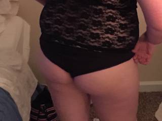 My girl trying on some new lingerie, nothing fancy just sexy to me. Just playing around and some great sex later.