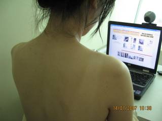 phote taken just after webcam with zoig member