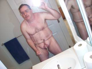 full frontal nudity tied up dick and face.. humiliate me at will.