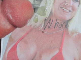 My whore fills out a bikini!
