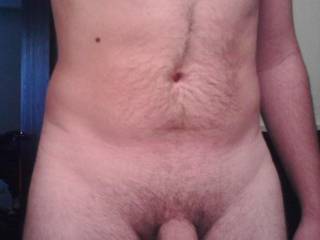 Getting ready to climb into the shower. Thinking bout shaving... How much should I make bare?