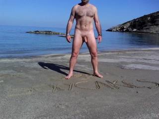 Fuck me right there next to the water pounding your cock relentlessly into my pussy my ass pressed hard against the cool sand