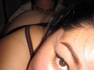 My wife enjoys a tongue deep in her ass... who wants to eat her latina ass next? Feed her some cock while she shakes her ass all over my face and makes me a good cuckold...