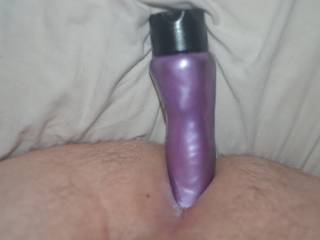 I would LUV to see a REAL cock in your ass ! ! !