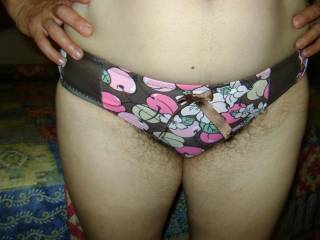 undies and hairy pussy