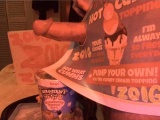 Would you like some Whipped Cumm Cream with yours too?