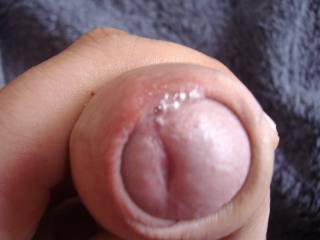 getting wet with pre-cum