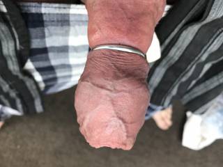My cock after pumping for 40 mins or so