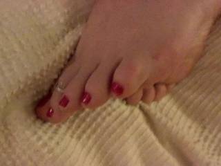 She likes them sucked while she is being fucked hard