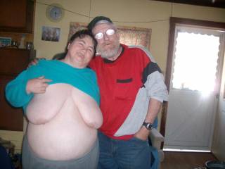 What a sexy couple...Would your Bf like another big belly to play with??
