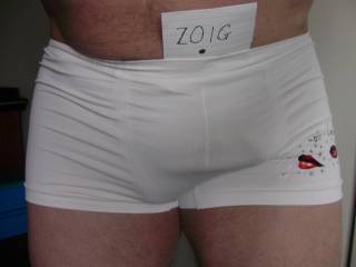 DJ\'s cock in his tight white shorts for VM and ZOIG.  Do you like the shorts?