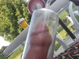 Pumping outside on the deck
 Whatcha think ? Do you like ?