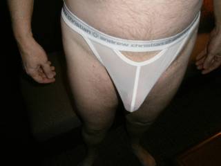 I love sheer undies, this AC thong is great!