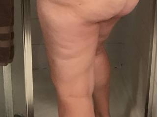 More ass before getting into the shower