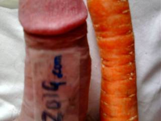 After the first date with a new guy, a girl tells to friend: "That I have not seen yet, his dick reminded me on a carrot!" 
„It was that big?", asks a friend. 
"No, it was dirty!"
...
Nakon prvog spoja s novim dečkom priča djevojka prijateljici: �