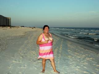 I got brave and popped out the girls on the beach!  I was seen buy some young guys...but what is vacation for if not fun!