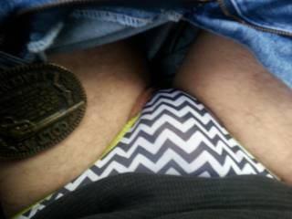 I just love wearing panties when i go out