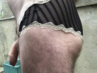 Wearing my wifes panties x Kimmi x