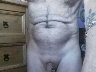 Full frontal showing my cock