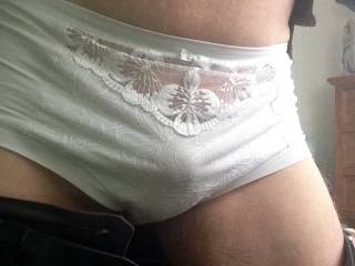 wife's big white knickers
