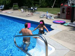 Damn...we would've have loved to join that pool party.  It would have led to "loads" of fun.