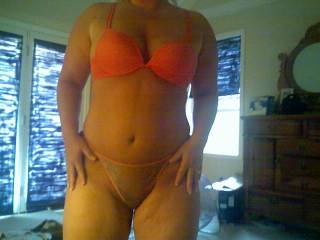 My new matching orange undies.