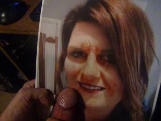 Youngbiwet her face gets jizzed good and finger cum painting by missmanders whos next?