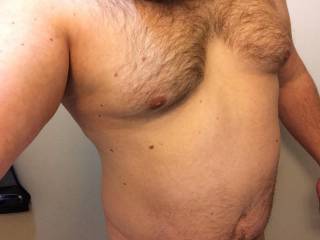You like my hairy chest?
