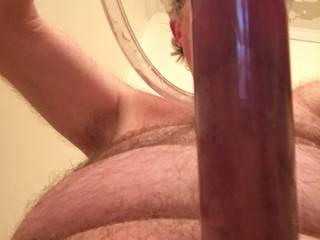 Pumping my big cock. Anyone want to join?