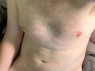 Just a body shot and my hard cock