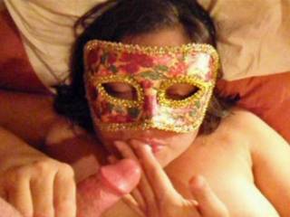 A snapshot from my video of me sucking my hubby's cock and getting a small facial and a huge mouthfull of cum to swallow and enjoy!  Check out the video to see me in action...leave me a comment!