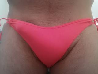 Getting ready for my summer hols with my new bikini bottoms.whos coming on holiday then!!!!