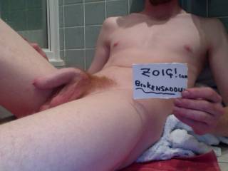 wow awesome first go , nice pic of a soft red haired cock ty , more please