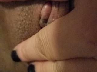 My clit was in serious need of attention from a hard cock or a tongue! Wanna be that person to fulfill the urge?