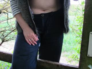 Hmmmmm great tits,I would be a perfect gentleman and help you over (to have a closer look really lol) great pic ;-)