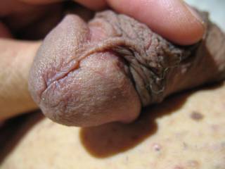 Close up of my small Asian cock