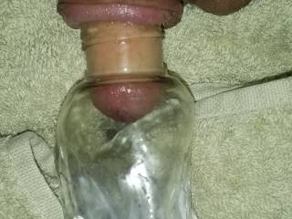 My dick is so small it almost fits in that tiny bottle