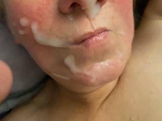 Wife decided she wanted a facial so I was more then happy to give her what she wanted as usual…..anyone else care to help her out