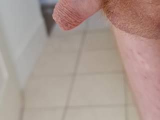 When your dick is so small that it sticks up even when it's soft!