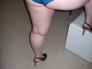For you heel and ass lovers...Lupo's wife!  And yes I fucked her silly for hours before I sent her home to cuckold hubby after I finished taking these pics!