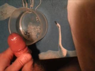 I was doing some ironing, ended up cumming in the plastic cup thingy of my fleshlight, and recorded it.